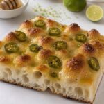 Focaccia with Jalapeño, Lime & Honey
